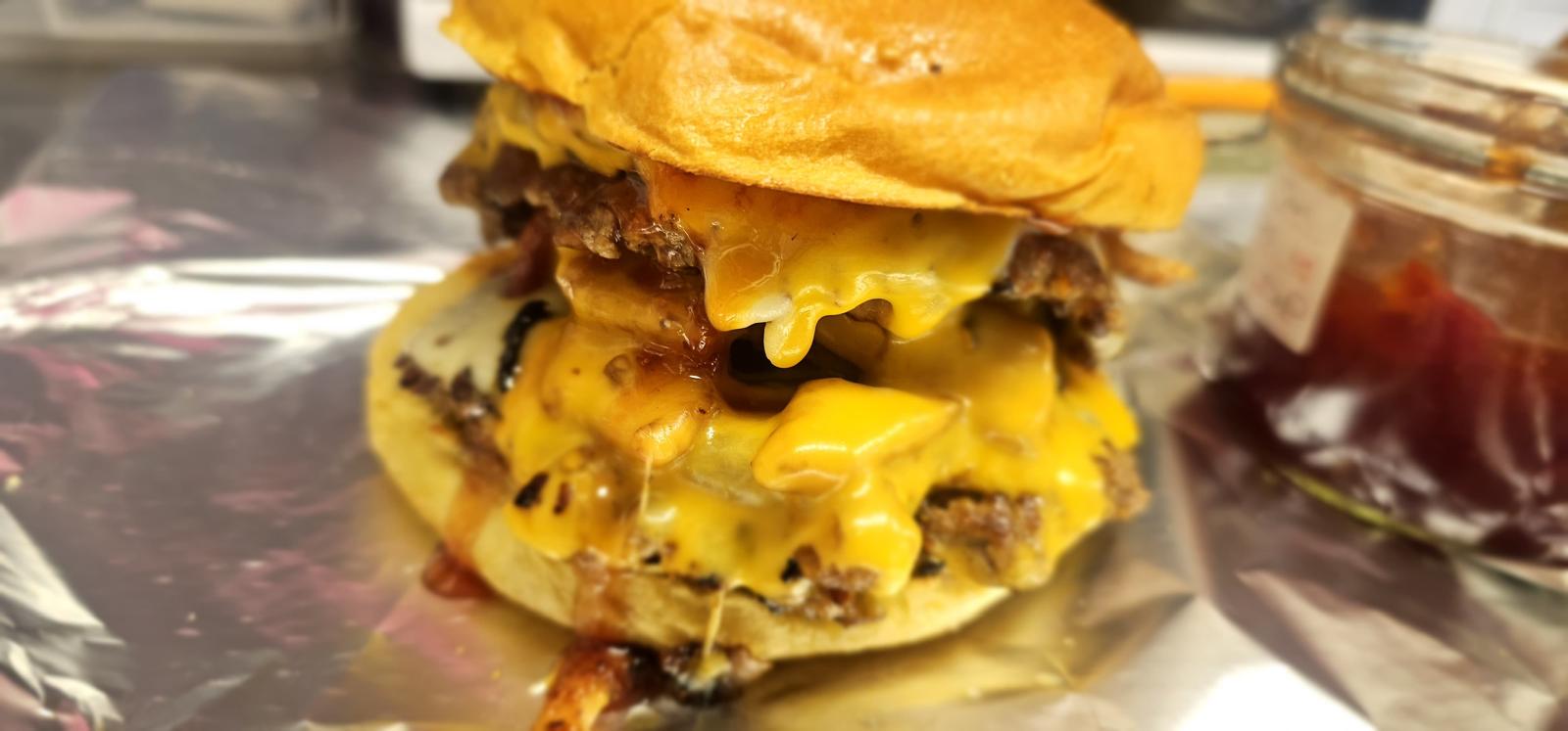 All The Cheese Smash Burger